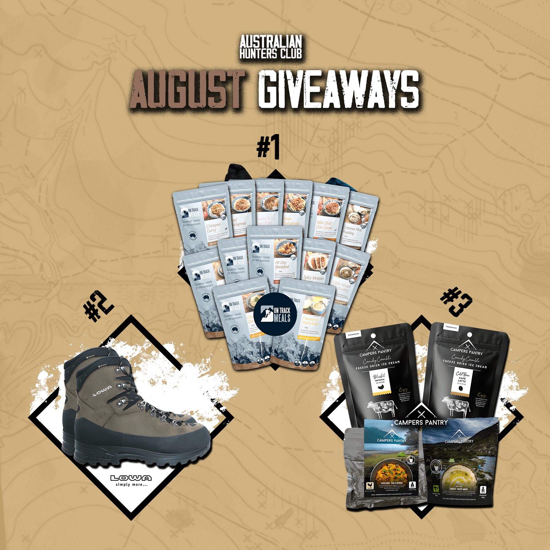 August 2025 Hunting Product Giveaways - Hunting Trips Australia